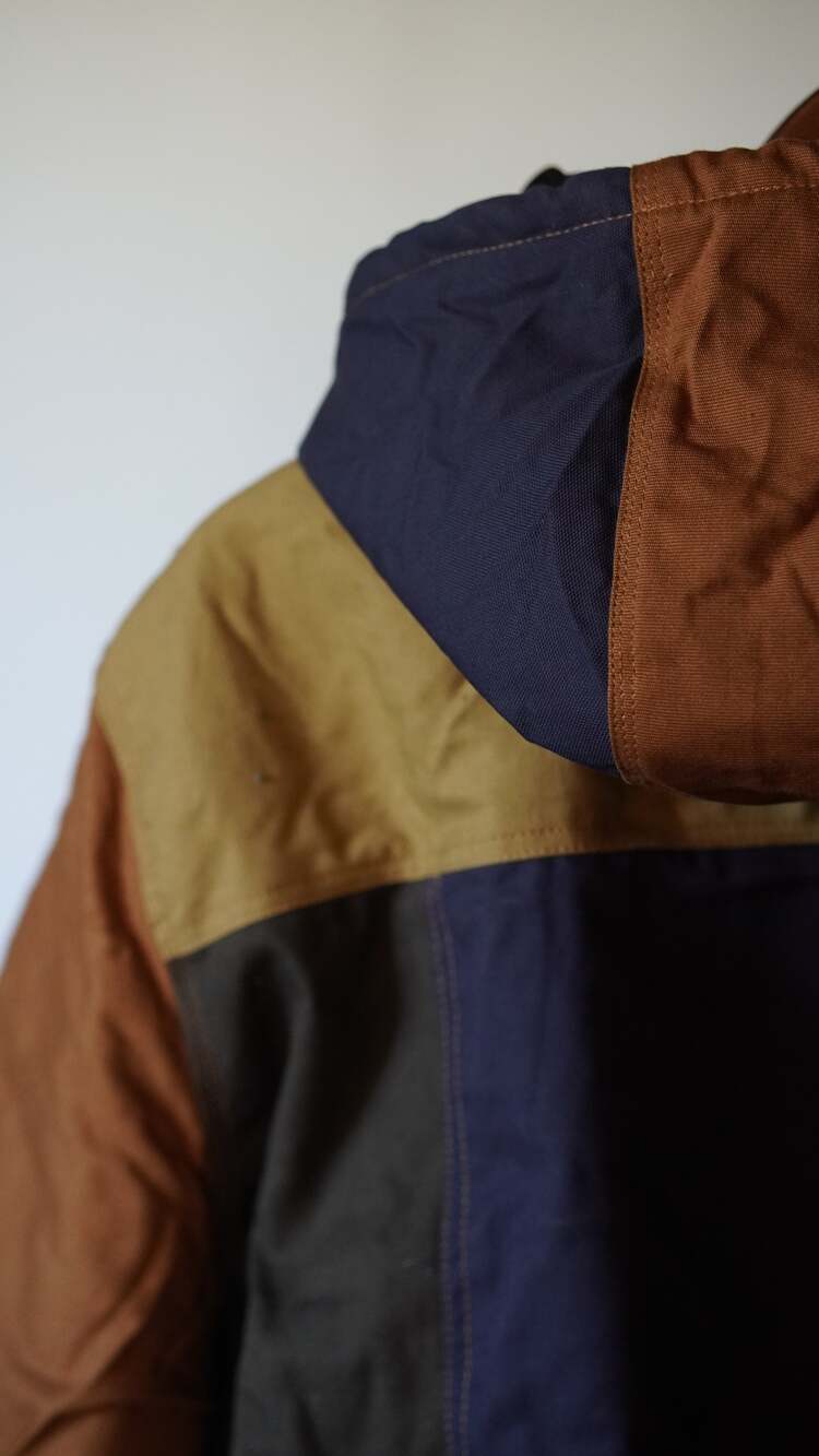Workwear Colorblock Hooded Jacket Size M - Picture 5 of 6